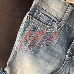 lei Bottoms - girls jean /capri length shorts lei Bottoms - girls jean /capri length shorts
